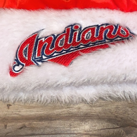 Classic Cleveland Indians Santa Christmas hat. OS. NWOT. - Picture 3 of 6